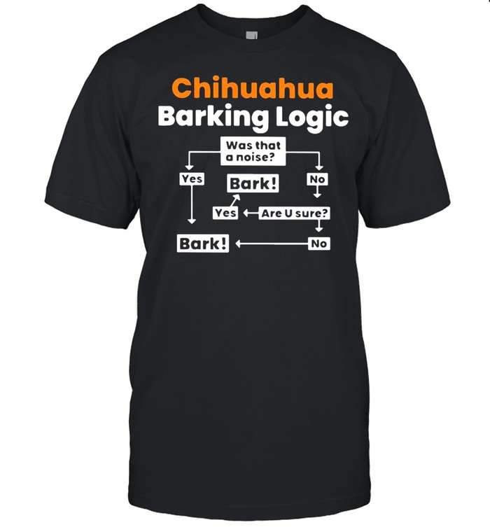 Chihuahua Barking Logic Was That A Noise shirt Classic Men's T-shirt