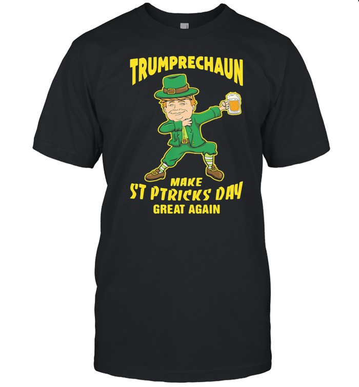 Trumprechaun Make St Patricks Day Great Again Beer shirt Classic Men's T-shirt