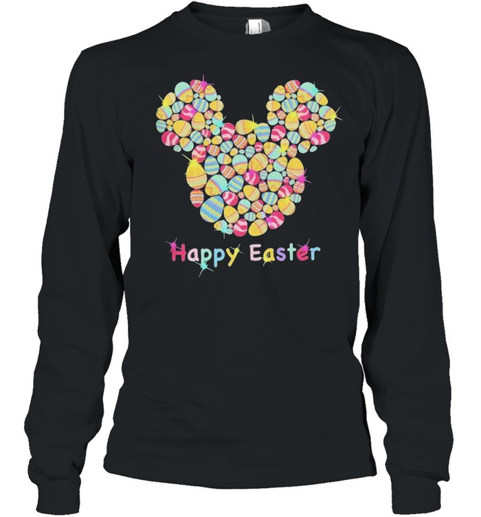 Disney Mickey Mouse Happy Easter Eggs 2021 shirt Long Sleeved T-shirt