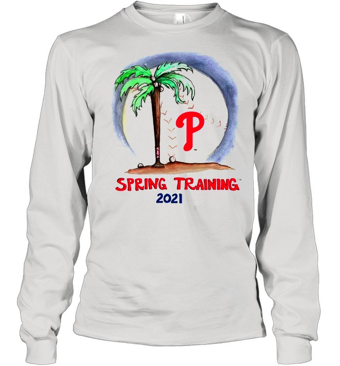 philadelphia phillies spring training 2021 shirt long sleeved t shirt