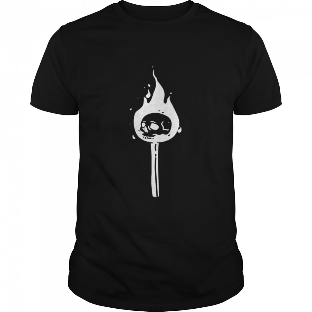 Original Devil Skull Matchstick on Fire shirt