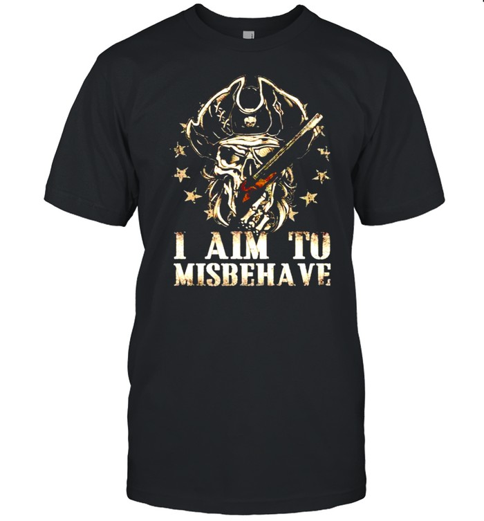 I aim to misbehave shirt Classic Men's T-shirt