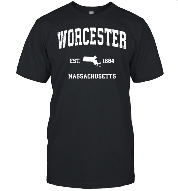 Worcester Massachusetts MA Vintage Athletic shirt Classic Men's T-shirt