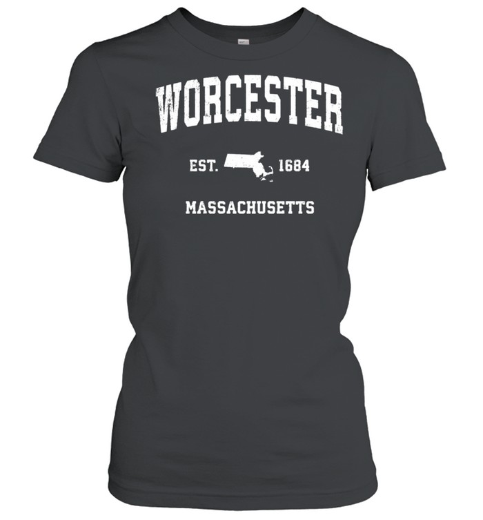 Worcester Massachusetts MA Vintage Athletic shirt Classic Women's T-shirt