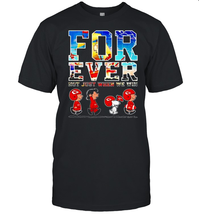 Forever Not Just When We Win Snoopy Vs Friends Tampa Bay Buccaneers Shirt