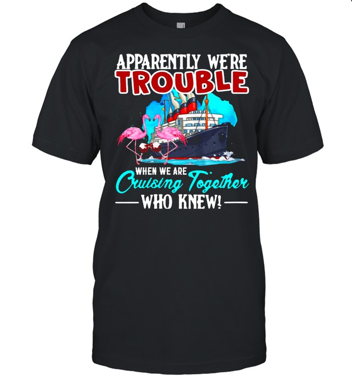 Apparently We’re Trouble When We Are Cruising Together T-shirt
