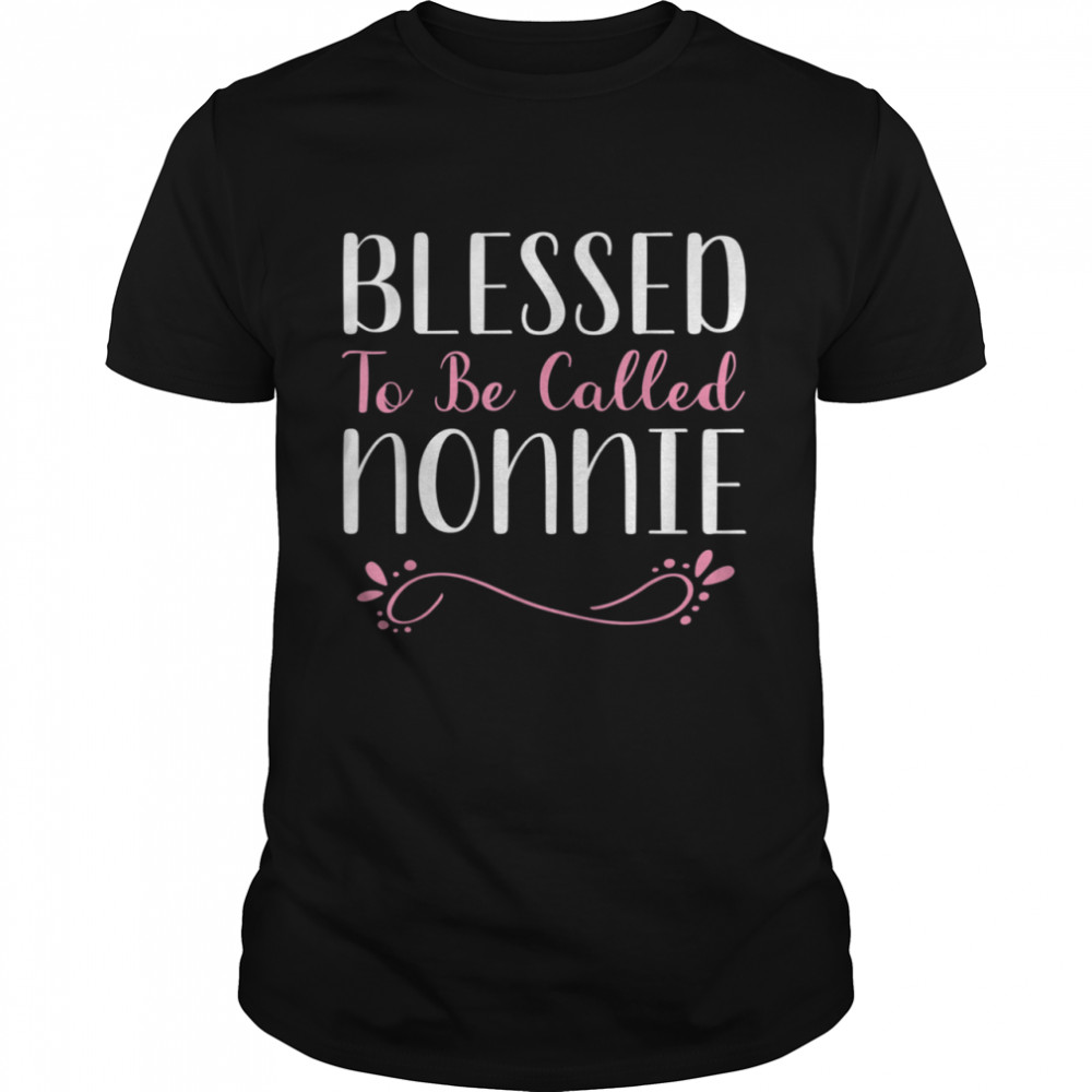 Blessed To Be Called Nonnie Cool shirt Classic Men's T-shirt