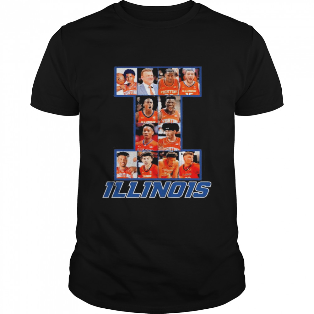 Illinois Basketball Team Player 2021 Shirt